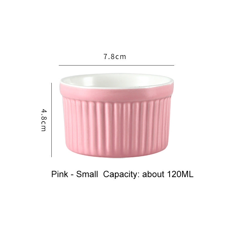 High-Temperature Resistant Soufflé Baking Bowl: Versatile Dessert Pudding Cup and Baking Container High-Temperature Resistant Soufflé Baking Bowl: Versatile Dessert Pudding Cup and Baking Container