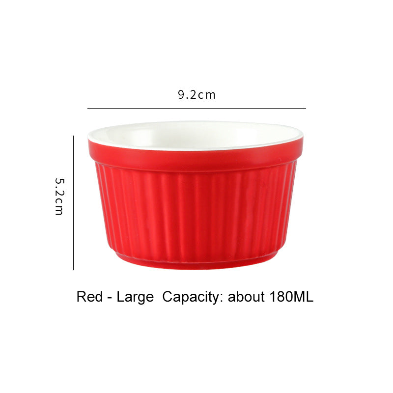 High-Temperature Resistant Soufflé Baking Bowl: Versatile Dessert Pudding Cup and Baking Container High-Temperature Resistant Soufflé Baking Bowl: Versatile Dessert Pudding Cup and Baking Container