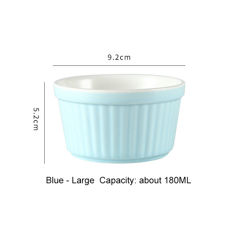 High-Temperature Resistant Soufflé Baking Bowl: Versatile Dessert Pudding Cup and Baking Container High-Temperature Resistant Soufflé Baking Bowl: Versatile Dessert Pudding Cup and Baking Container