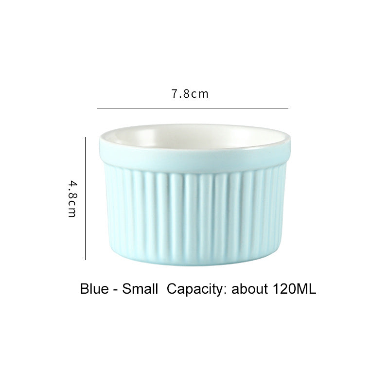 High-Temperature Resistant Soufflé Baking Bowl: Versatile Dessert Pudding Cup and Baking Container High-Temperature Resistant Soufflé Baking Bowl: Versatile Dessert Pudding Cup and Baking Container
