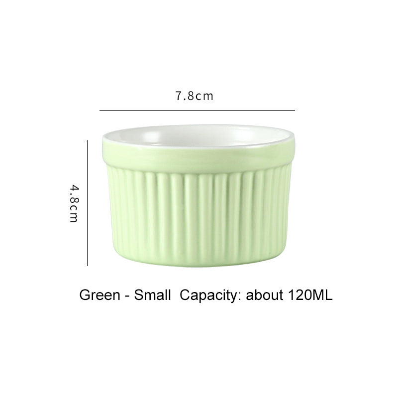 High-Temperature Resistant Soufflé Baking Bowl: Versatile Dessert Pudding Cup and Baking Container High-Temperature Resistant Soufflé Baking Bowl: Versatile Dessert Pudding Cup and Baking Container