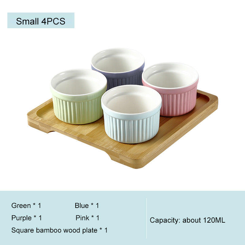 High-Temperature Resistant Soufflé Baking Bowl: Versatile Dessert Pudding Cup and Baking Container High-Temperature Resistant Soufflé Baking Bowl: Versatile Dessert Pudding Cup and Baking Container