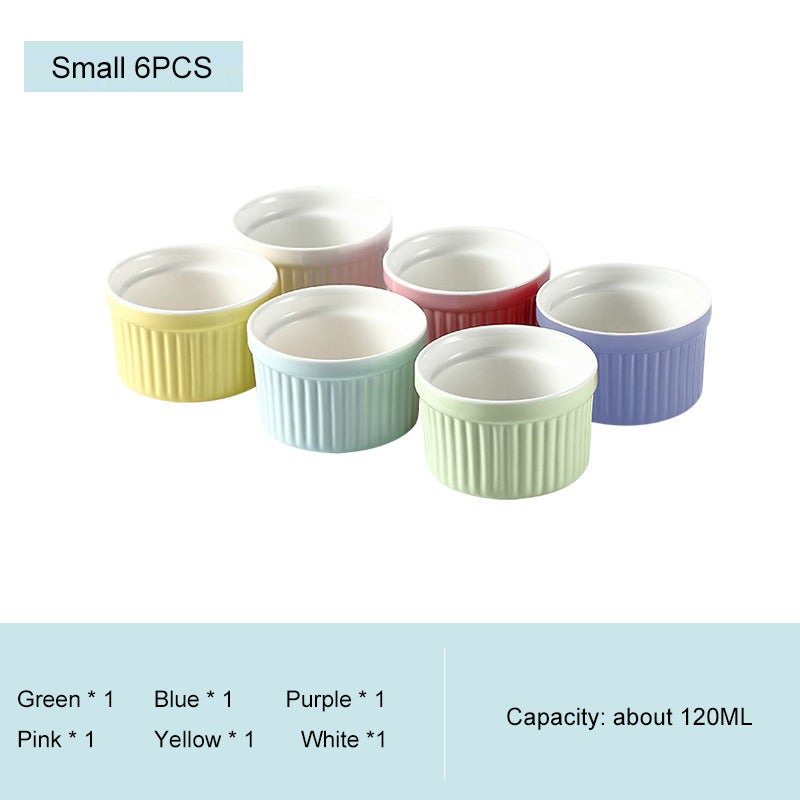 High-Temperature Resistant Soufflé Baking Bowl: Versatile Dessert Pudding Cup and Baking Container High-Temperature Resistant Soufflé Baking Bowl: Versatile Dessert Pudding Cup and Baking Container