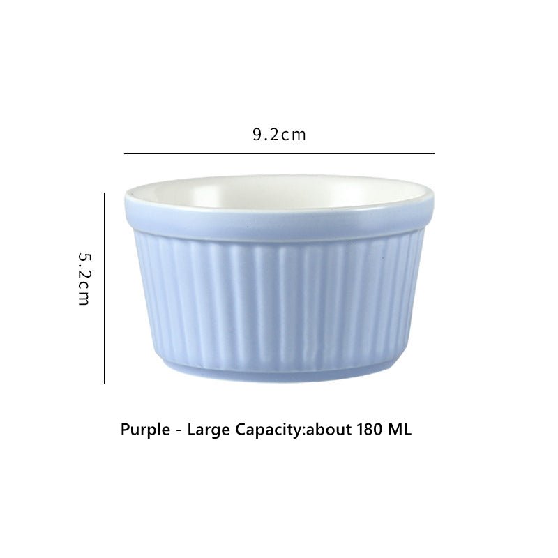 High-Temperature Resistant Soufflé Baking Bowl: Versatile Dessert Pudding Cup and Baking Container High-Temperature Resistant Soufflé Baking Bowl: Versatile Dessert Pudding Cup and Baking Container