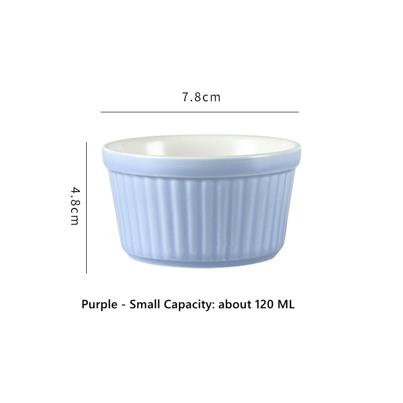 High-Temperature Resistant Soufflé Baking Bowl: Versatile Dessert Pudding Cup and Baking Container High-Temperature Resistant Soufflé Baking Bowl: Versatile Dessert Pudding Cup and Baking Container