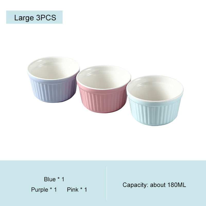 High-Temperature Resistant Soufflé Baking Bowl: Versatile Dessert Pudding Cup and Baking Container High-Temperature Resistant Soufflé Baking Bowl: Versatile Dessert Pudding Cup and Baking Container