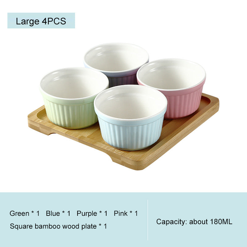 High-Temperature Resistant Soufflé Baking Bowl: Versatile Dessert Pudding Cup and Baking Container High-Temperature Resistant Soufflé Baking Bowl: Versatile Dessert Pudding Cup and Baking Container