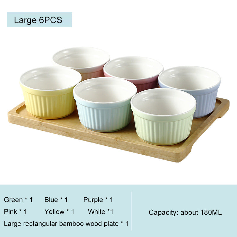 High-Temperature Resistant Soufflé Baking Bowl: Versatile Dessert Pudding Cup and Baking Container High-Temperature Resistant Soufflé Baking Bowl: Versatile Dessert Pudding Cup and Baking Container