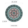 Ceramic Bohemian Dinnerware Set Creative Pattern Shallow Dinner Plate