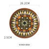 Ceramic Bohemian Dinnerware Set Creative Pattern Shallow Dinner Plate