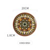 Ceramic Bohemian Dinnerware Set Creative Pattern Shallow Dinner Plate