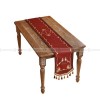 Red Shield Table Runner Light Luxury Table Cover Decorative Cloth Red Shield Table Runner Light Luxury Table Cover Decorative Cloth