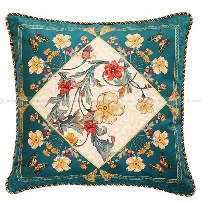 Giverny Impression Pillow Vintage Sofa Lumbar Cushion Pillowcase Giverny Impression Pillow Vintage Sofa Lumbar Cushion Pillowcase