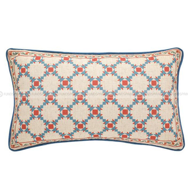 Puno Pillow Vintage Pillowcase Cushion Cotton Linen Waist Pillow Puno Pillow Vintage Pillowcase Cushion Cotton Linen Waist Pillow