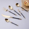 304 Stainless Steel Cutlery Set Steak Fork, Knife, Spoon, Ceramic column handle Retro Euro Design Flatware 304 Stainless Steel Cutlery Set Steak Fork, Knife, Spoon, Ceramic column handle Retro Euro Design Flatware