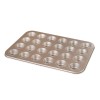 Champagne 24 Muffin Tin Cups Cupcake Molds Nonstick Coated Baking Pan Champagne 24 Muffin Tin Cups Cupcake Molds Nonstick Coated Baking Pan