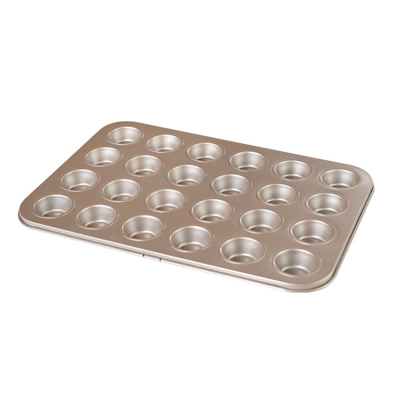Champagne 24 Muffin Tin Cups Cupcake Molds Nonstick Coated Baking Pan Champagne 24 Muffin Tin Cups Cupcake Molds Nonstick Coated Baking Pan