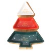 Ceramic Christmas Tree Multi-Compartment Snack and Candy Tray Ceramic Christmas Tree Multi-Compartment Snack and Candy Tray