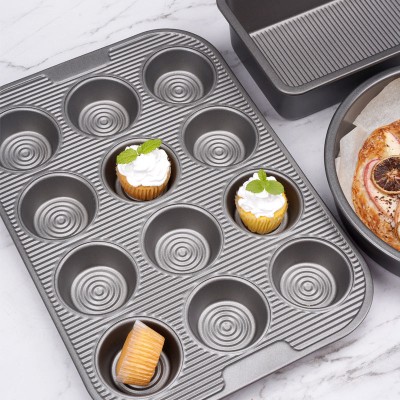 Corrugated Bottom Baking Pan Muffin Cup Cake Mold Toast Baking Mold Corrugated Bottom Baking Pan Muffin Cup Cake Mold Toast Baking Mold