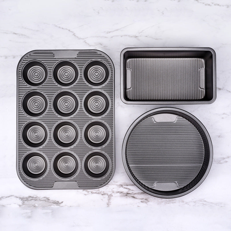 Corrugated Bottom Baking Pan Muffin Cup Cake Mold Toast Baking Mold Corrugated Bottom Baking Pan Muffin Cup Cake Mold Toast Baking Mold