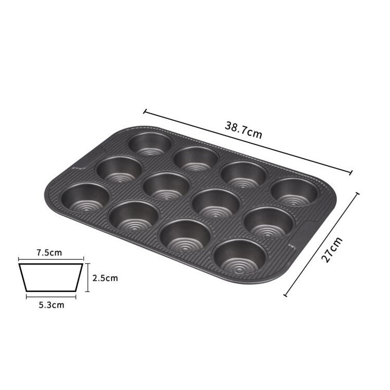 Corrugated Bottom Baking Pan Muffin Cup Cake Mold Toast Baking Mold Corrugated Bottom Baking Pan Muffin Cup Cake Mold Toast Baking Mold