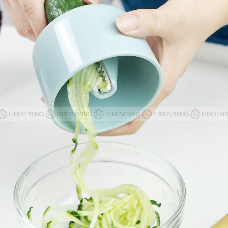 Innovative ABS Spiral Grater: Rotary Vegetable and Fruit Grater