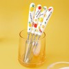 Creative Ceramic Handle Fruit Pattern SS Fork, Knife, Spoon, Chopsticks, Steak Flatware Set Creative Ceramic Handle Fruit Pattern SS Fork, Knife, Spoon, Chopsticks, Steak Flatware Set