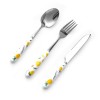 Creative Ceramic Handle Fruit Pattern SS Fork, Knife, Spoon, Chopsticks, Steak Flatware Set Creative Ceramic Handle Fruit Pattern SS Fork, Knife, Spoon, Chopsticks, Steak Flatware Set