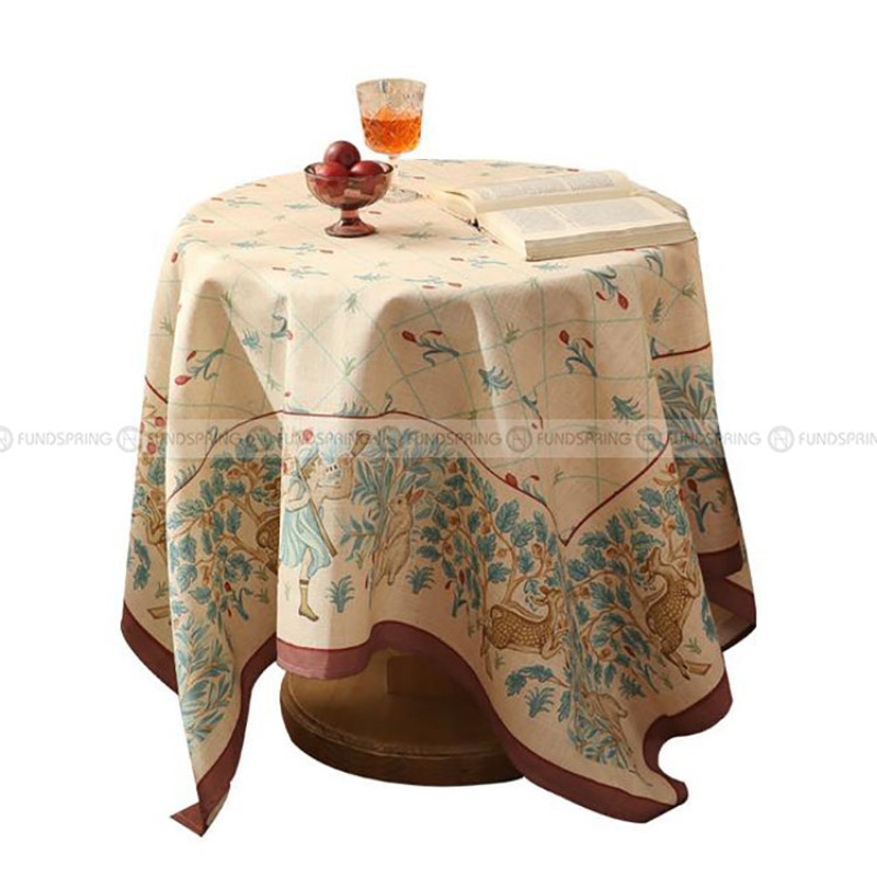 Tatiana Tablecloth Retro Table Mat Waterproof Table Cover Table Cloth Tatiana Tablecloth Retro Table Mat Waterproof Table Cover Table Cloth