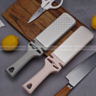 Dual Grit Emery Knife Sharpener - Coarse and Fine Sharpening, 5-in-1 Dual Grit Emery Knife Sharpener - Coarse and Fine Sharpening, 5-in-1