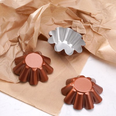 Baking Mold Flower-shaped Egg Tart Portuguese Tart Mold Cake Mold Baking Mold Flower-shaped Egg Tart Portuguese Tart Mold Cake Mold