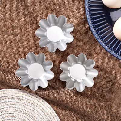 Baking Mold Flower-shaped Egg Tart Portuguese Tart Mold Cake Mold Baking Mold Flower-shaped Egg Tart Portuguese Tart Mold Cake Mold