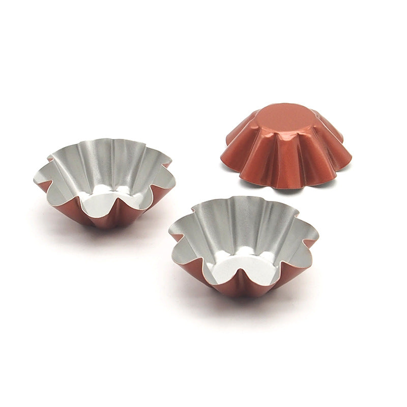 Baking Mold Flower-shaped Egg Tart Portuguese Tart Mold Cake Mold Baking Mold Flower-shaped Egg Tart Portuguese Tart Mold Cake Mold