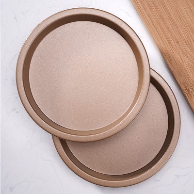 Gold Roll-Up Baking Pan Set - Round Pie & Bread Baking Mold Set of 3 Gold Roll-Up Baking Pan Set - Round Pie & Bread Baking Mold Set of 3