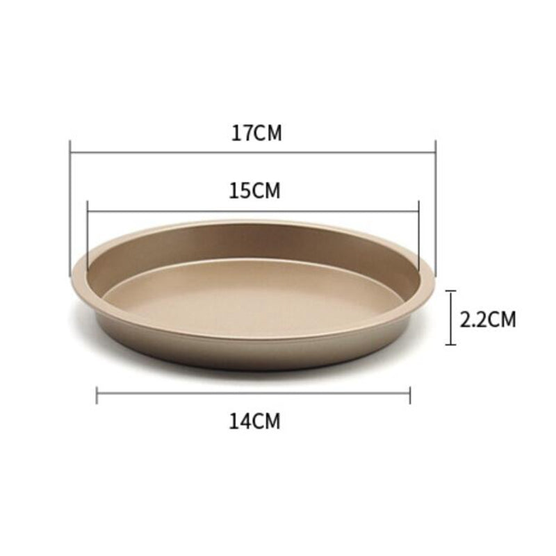 Gold Roll-Up Baking Pan Set - Round Pie & Bread Baking Mold Set of 3 Gold Roll-Up Baking Pan Set - Round Pie & Bread Baking Mold Set of 3