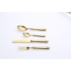 Cutlery Set of 4 With Hollow Handle, Wheat Engraving 304 Stainless Steel Fork, Knife, Spoon Cutlery Set of 4 With Hollow Handle, Wheat Engraving 304 Stainless Steel Fork, Knife, Spoon