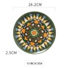 Ceramic Bohemian Dinnerware Set Creative Pattern Shallow Dinner Plate