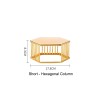 Hexagonal Afternoon Tea Delight Display Stand - Iron Snack Tray Set Hexagonal Afternoon Tea Delight Display Stand - Iron Snack Tray Set