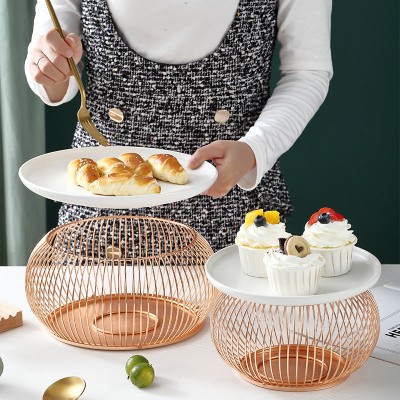 European Minimalist Fruit Plate for Hotel and Restaurant Pastry Storage Cake Display European Minimalist Fruit Plate for Hotel and Restaurant Pastry Storage Cake Display