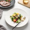 Artisanal Stone-Inspired Elegance: Set of 2 Ceramic Dinner Plates, 10.5 Inches Artisanal Stone-Inspired Elegance: Set of 2 Ceramic Dinner Plates, 10.5 Inches