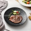 Artisanal Stone-Inspired Elegance: Set of 2 Ceramic Dinner Plates, 10.5 Inches Artisanal Stone-Inspired Elegance: Set of 2 Ceramic Dinner Plates, 10.5 Inches