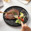 Marble-Inspired Nordic Ceramic Dinner Plate Set with Side Plate (8" and 11") Marble-Inspired Nordic Ceramic Dinner Plate Set with Side Plate (8" and 11")