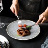 Nordic Minimalist Charm: Modern Round Ceramic Plate Set of 2 (8" and 10") Nordic Minimalist Charm: Modern Round Ceramic Plate Set of 2 (8" and 10")
