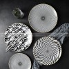 Nordic Minimalist Charm: Modern Round Ceramic Plate Set of 2 (8" and 10") Nordic Minimalist Charm: Modern Round Ceramic Plate Set of 2 (8" and 10")
