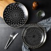 Nordic Minimalist Charm: Modern Round Ceramic Plate Set of 2 (8" and 10") Nordic Minimalist Charm: Modern Round Ceramic Plate Set of 2 (8" and 10")