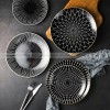 Nordic Minimalist Charm: Modern Round Ceramic Plate Set of 2 (8" and 10") Nordic Minimalist Charm: Modern Round Ceramic Plate Set of 2 (8" and 10")