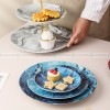 Nordic Elegance Marble Dinner Plate Set with Simplistic Round Design Set of 2 (8" and 10") Nordic Elegance Marble Dinner Plate Set with Simplistic Round Design Set of 2 (8" and 10")