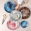 Nordic Elegance Marble Dinner Plate Set with Simplistic Round Design Set of 2 (8" and 10") Nordic Elegance Marble Dinner Plate Set with Simplistic Round Design Set of 2 (8" and 10")