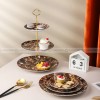 Nordic Elegance Marble Dinner Plate Set with Simplistic Round Design Set of 2 (8" and 10") Nordic Elegance Marble Dinner Plate Set with Simplistic Round Design Set of 2 (8" and 10")