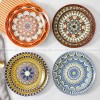 Bohemian Elegance: Vintage Literary Ceramic Dinnerware Set (8" and 10") Bohemian Elegance: Vintage Literary Ceramic Dinnerware Set (8" and 10")